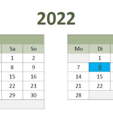 Termine der wissenschaftlichen Sitzungen in 2022:
